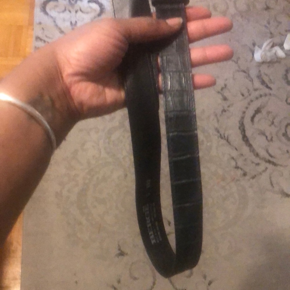 Bergē, size small, black leather belt